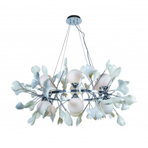 5747R/12 CHROME+WHITE (1) Люстра NW