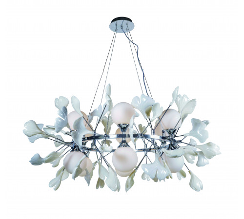 5747R/12 CHROME+WHITE (1) Люстра NW