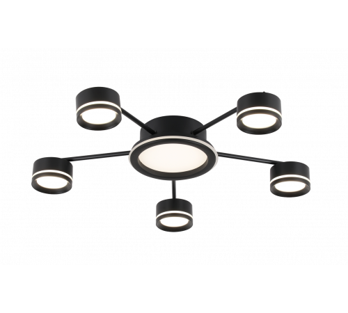 9502/5+1 BLACK (1) Люстра (RL)