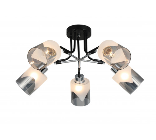 26013/5 CHROME+BLACK (1) Люстра RL