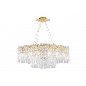 5638P/10A PLATING BRASS+CLEAR (1) Люстра NW