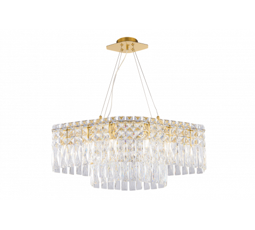 5638P/10A PLATING BRASS+CLEAR (1) Люстра NW