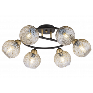 40296MD/6A MBK+AB (1) Люстра (NW)