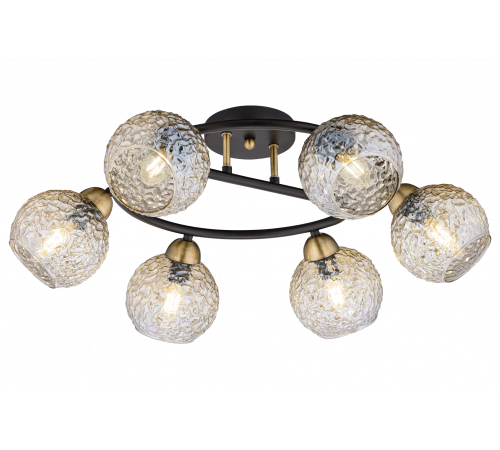 40296MD/6A MBK+AB (1) Люстра (NW)