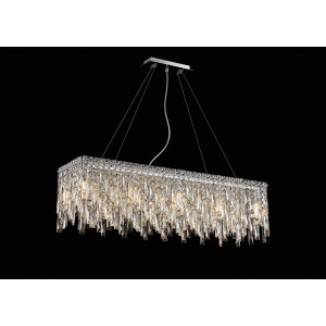 F52-L1000*W280*H270(1200) CHROME (1) Люстра (в 2-х коробках) NW