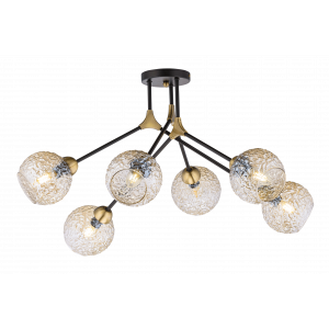 40264MD/6 MBK+AB (1) Люстра (NW)