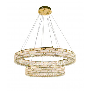 6014E/130W GOLD+CLEAR (1) Люстра NW