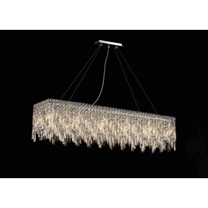 F52-L1200*W280*H270 CHROME (1) Люстра (в 2-х коробках) NW