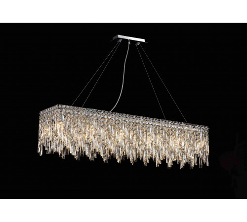 F52-L1200*W280*H270 CHROME (1) Люстра (в 2-х коробках) NW