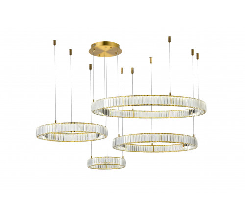 2107A-DW-40+60+80+10 BRASS (1) Люстра NW #