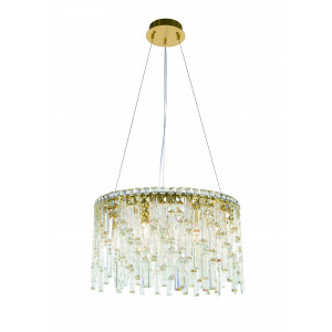 6073P/8A PLATING BRASS+CLEAR (1) Люстра NW