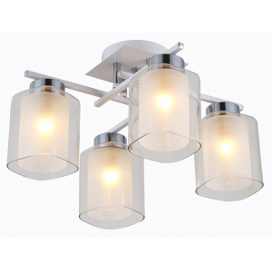 74402/4 CHROME+WHITE (2) Люстра (RL)