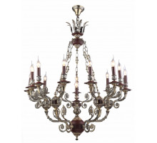 7024/16 AB+BRN (1) Люстра NW #