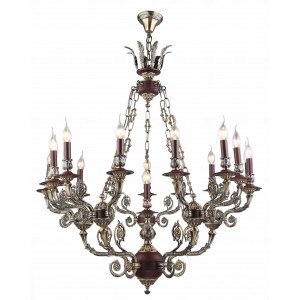 7024/16 AB+BRN (1) Люстра NW #