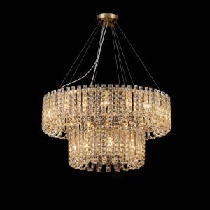 NW082-ф1000+ф600*480(1500) BRONZE (1) Люстра (в 2-х коробках) NW #