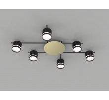 CL-BRIGHT-R001-GX53*6 BK (1) Люстра NW #