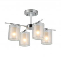 07389/4 CHROME+WHITE (2) Люстра (RL) #