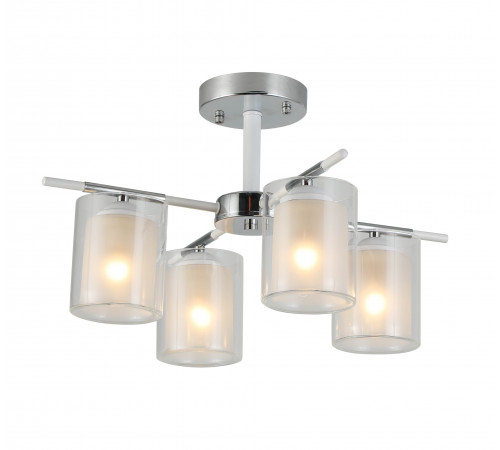07389/4 CHROME+WHITE (2) Люстра (RL) #