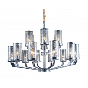 1989R/12+6 CHR (1) Люстра NW (Люстра в 2-х коробках А,B) #