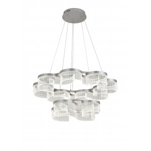 3451/8+4 BRUSHED GOLD (1) Люстра (RL)