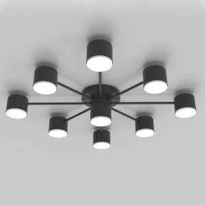 CL-BLACK DOT-R001-GX53*9 BK (1) Люстра NW #