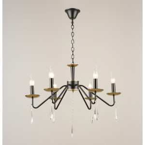 6810/6 BK+COP (1) Люстра RL
