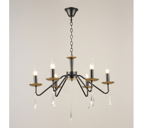 6810/6 BK+COP (1) Люстра RL