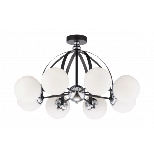 51389/8 CR+BK+WT (1) Люстра #