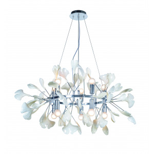 5746R/10 CHROME+WHITE (1) Люстра NW