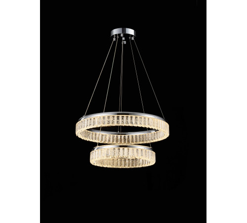 A23-ф600+ф400*H80 CHROME (1) Люстра NW