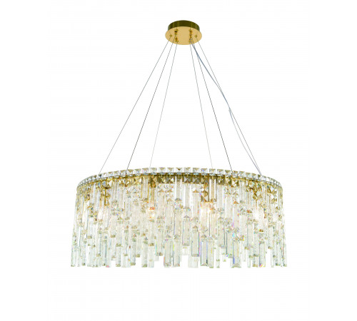 6073P/12A PLATING BRASS H+CLEAR (1) Люстра NW