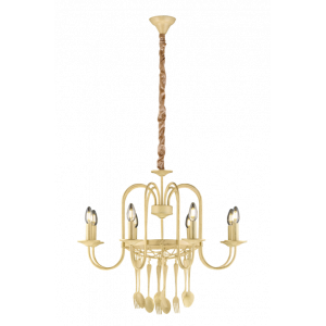 1701/8 BEIGE+GD (1) Люстра NW #