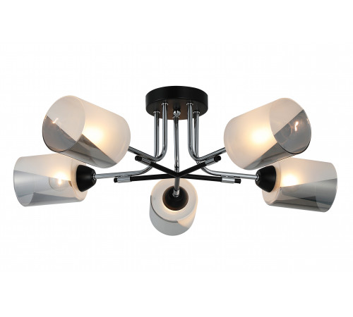 26012/5 CHROME+BLACK (1) Люстра RL