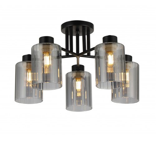 07338/5 BLACK (1) Люстра (RL)