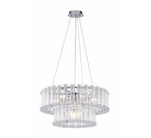 5760R/6+3 CHROME+CLEAR (1) Люстра NW