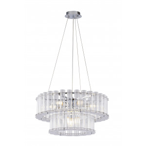 5760R/6+3 CHROME+CLEAR (1) Люстра NW