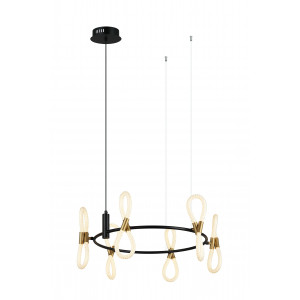 8379MDM-6 BK+GD BLACK+WHITE (1) Люстра NW