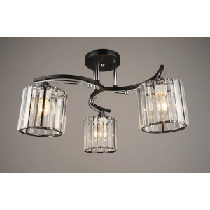 3769/3 BK+CH (2) Люстра (RL) #