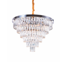 2431R/16A CHR+CL (1) Люстра (в 2-х коробках) NW #