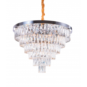 2431R/16A CHR+CL (1) Люстра (в 2-х коробках) NW #