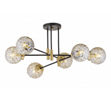 40217MD/6 MBK+AB (1) Люстра (NW)