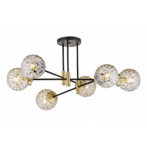 40217MD/6 MBK+AB (1) Люстра (NW)