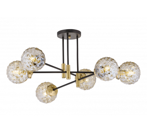 40217MD/6 MBK+AB (1) Люстра (NW)