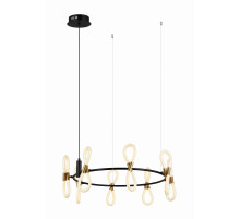 8379MDM-8 BK+GD BLACK+WHITE (1) Люстра NW