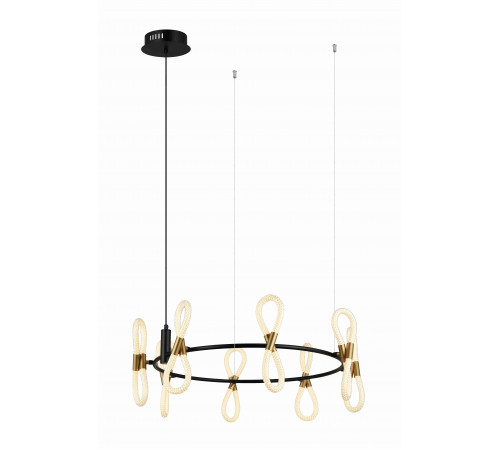 8379MDM-8 BK+GD BLACK+WHITE (1) Люстра NW