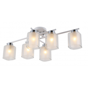 74402/6 CHROME+WHITE (1) Люстра (RL)