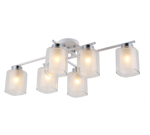 74402/6 CHROME+WHITE (1) Люстра (RL)