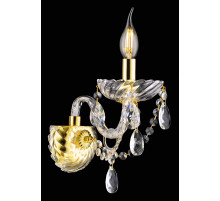 6601/1G GOLD+CLEAR (1/10) Настенный светильник NW