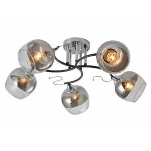 29055/5 CHROME+BLACK (1) Люстра (RL) #