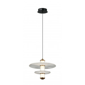 8438MDM-2S BK+GD BLACK+CLEAR (1) Люстра NW